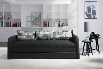 Rafal Bäddsoffa 208x76x75 cm - Svart - Möbler - Vardagsrum - Bäddsoffor