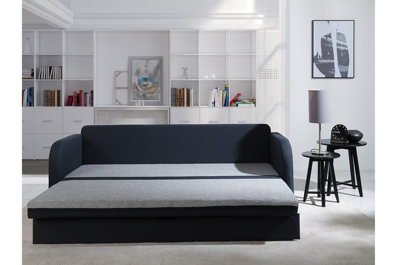 Rafal Bäddsoffa 208x76x75 cm - Svart - Möbler - Vardagsrum - Bäddsoffor