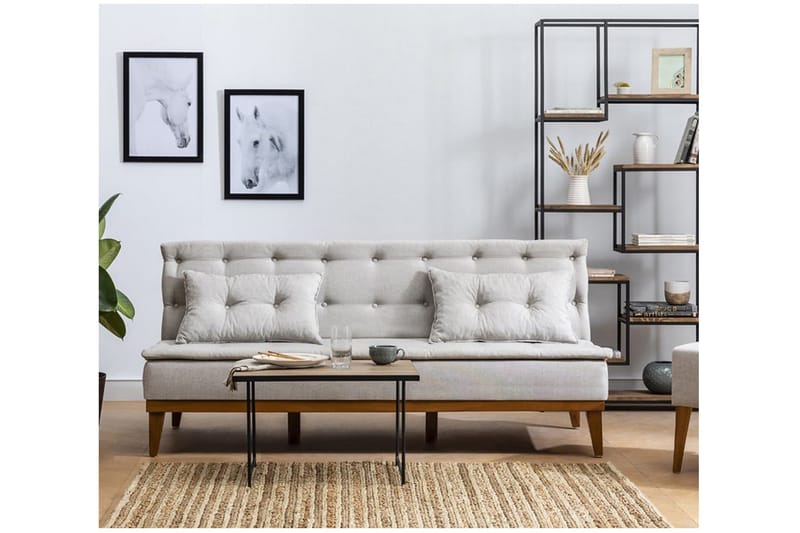 Raguel Bäddsoffa 3-sits - Beige - Möbler - Vardagsrum - Bäddsoffor