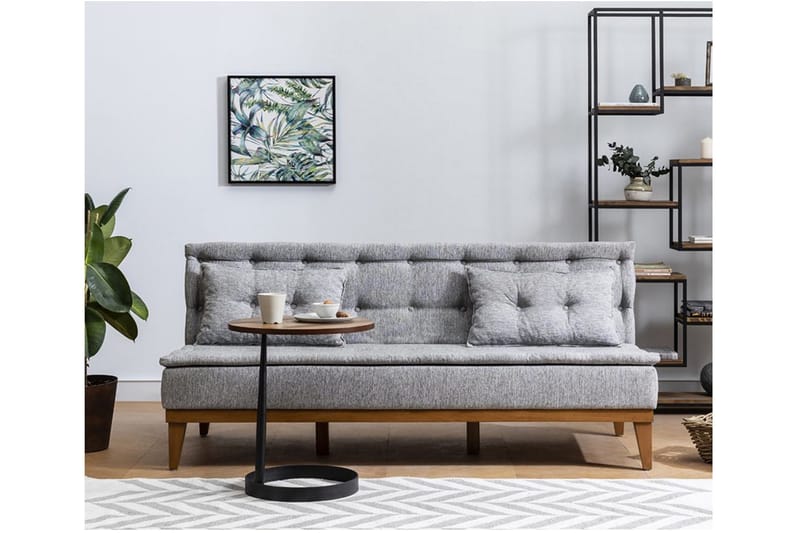 Raguel Bäddsoffa 3-sits - Grå - Möbler - Vardagsrum - Bäddsoffor