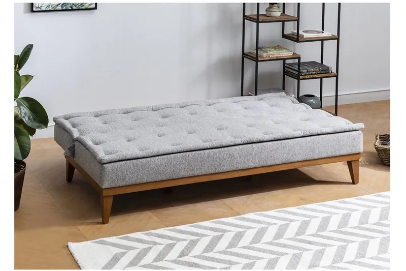 Raguel Bäddsoffa 3-sits - Grå - Möbler - Vardagsrum - Bäddsoffor