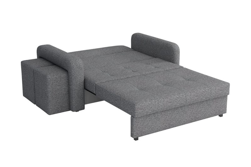 Ramdalen 2-sits Bäddsoffa Vänster - Sammet/Svart - Möbler - Vardagsrum - Bäddsoffor