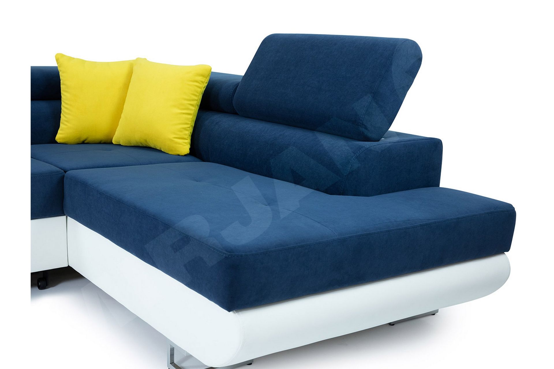 RAMERO Bäddsoffa m. Divan och Schäslong Förvaring 4-sits Grå - Möbler - Vardagsrum - Bäddsoffor - U bäddsoffa