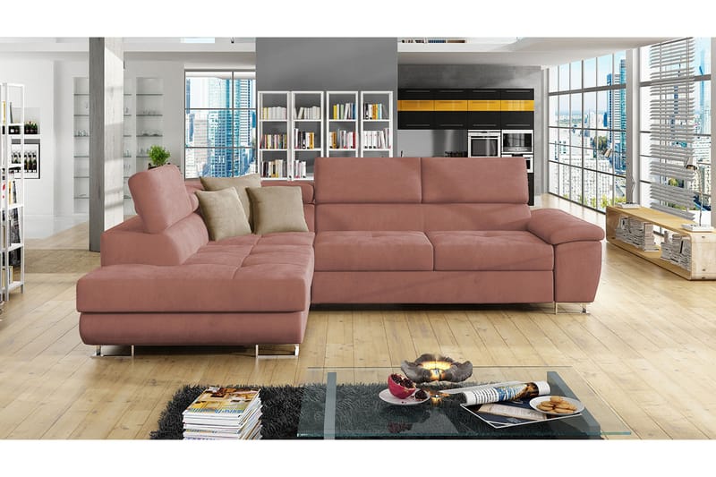 RAMERO Bäddsoffa m. Schäslong L-formad - Möbler - Vardagsrum - Bäddsoffor