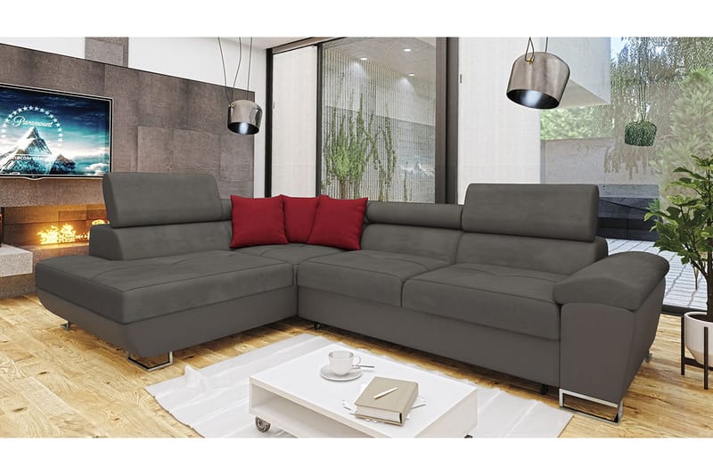 RAMERO Bäddsoffa m. Schäslong L-formad - Möbler - Vardagsrum - Bäddsoffor