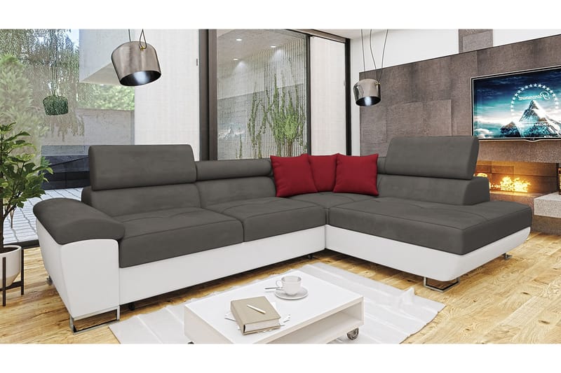 RAMERO Bäddsoffa m. Schäslong L-formad - Möbler - Vardagsrum - Bäddsoffor
