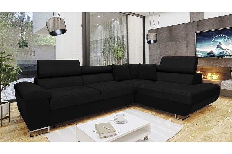 RAMERO Bäddsoffa m. Schäslong L-formad - Möbler - Vardagsrum - Bäddsoffor