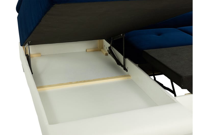 RAMERO U-bäddsoffa Vit/Grå - Vit/Grå - Möbler - Vardagsrum - Bäddsoffor