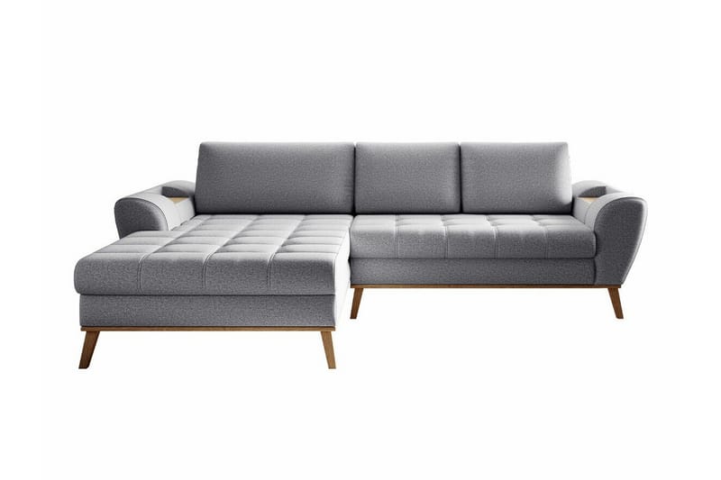 Rathkeale 3-sits Hörnbäddsoffa Ljusgrå - Möbler - Vardagsrum - Bäddsoffor