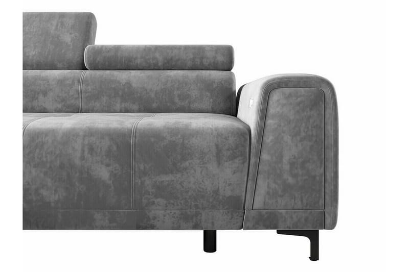 Rathkeale 3-sits Hörnbäddsoffa Mörkgrå - Möbler - Vardagsrum - Bäddsoffor - Hörnbäddsoffa