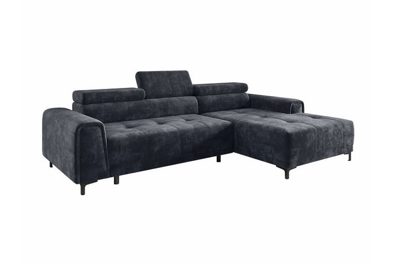 Rathkeale 3-sits Hörnbäddsoffa Mörkgrå - Möbler - Vardagsrum - Bäddsoffor - Hörnbäddsoffa