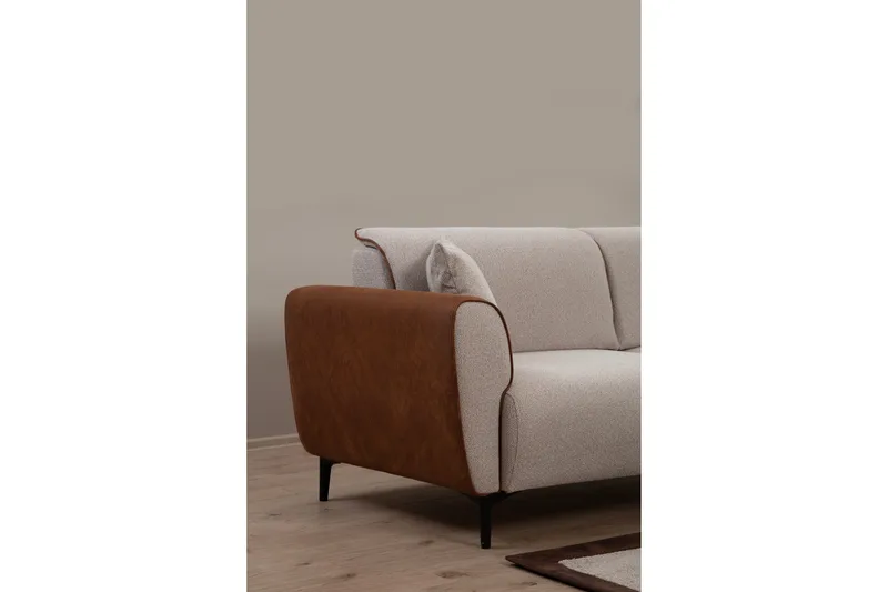 Rebelo 3-sits Bäddsoffa - Beige - Möbler - Vardagsrum - Bäddsoffor