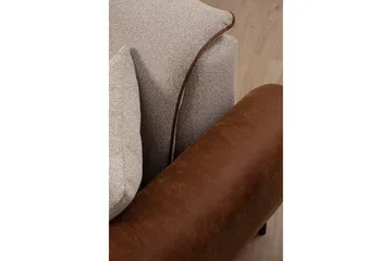 Rebelo Bäddsoffa med divan - Beige - Möbler - Vardagsrum - Bäddsoffor