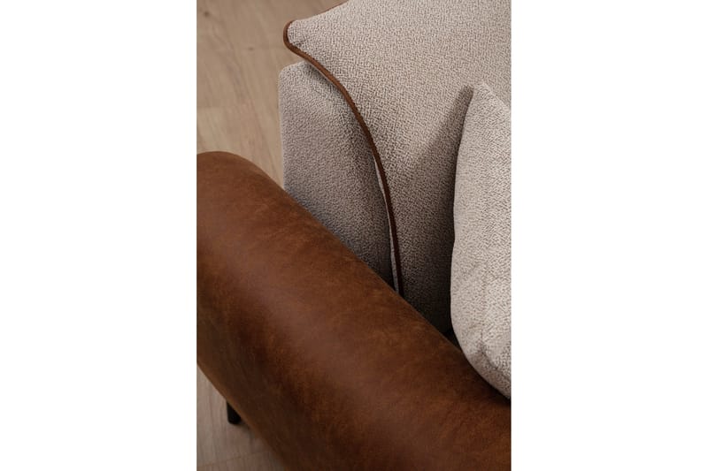 Rebelo Bäddsoffa med divan - Beige - Möbler - Vardagsrum - Bäddsoffor - Hörnbäddsoffa