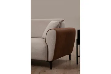 Rebelo Bäddsoffa med divan - Beige - Möbler - Vardagsrum - Bäddsoffor