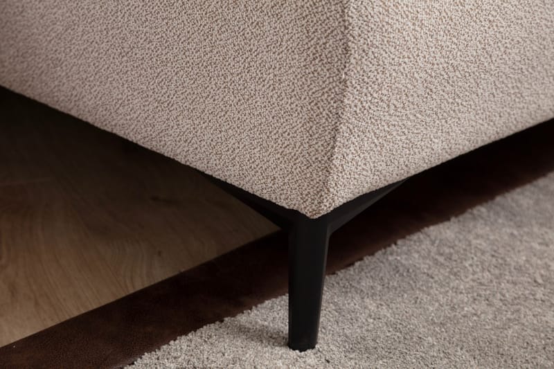 Rebelo Bäddsoffa med divan - Beige - Möbler - Vardagsrum - Bäddsoffor - Hörnbäddsoffa