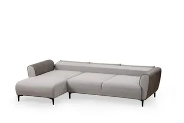 Rebelo Bäddsoffa med divan - Grå - Möbler - Vardagsrum - Bäddsoffor