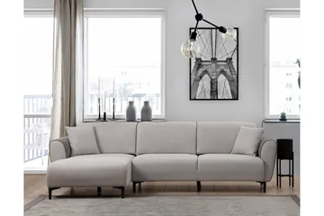 Rebelo Bäddsoffa med divan - Grå - Möbler - Vardagsrum - Bäddsoffor