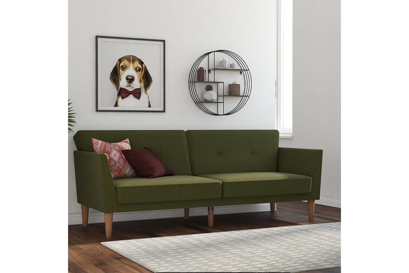 REGAL 2-sits Bäddsoffa Grön - Novogratz - Möbler - Vardagsrum - Bäddsoffor - 2-sits bäddsoffa