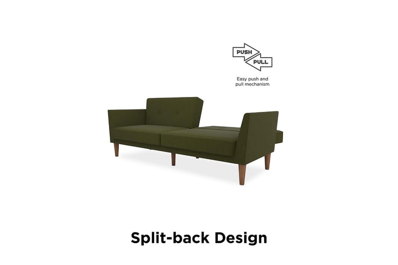REGAL 2-sits Bäddsoffa Grön - Novogratz - Möbler - Vardagsrum - Bäddsoffor - 2-sits bäddsoffa