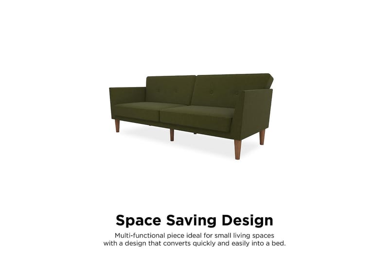 REGAL 2-sits Bäddsoffa Grön - Novogratz - Möbler - Vardagsrum - Bäddsoffor - 2-sits bäddsoffa