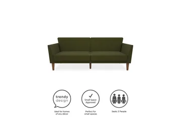 Regal 2-sits Bäddsoffa Grön - Novogratz - Möbler - Vardagsrum - Bäddsoffor - 2-sits bäddsoffa