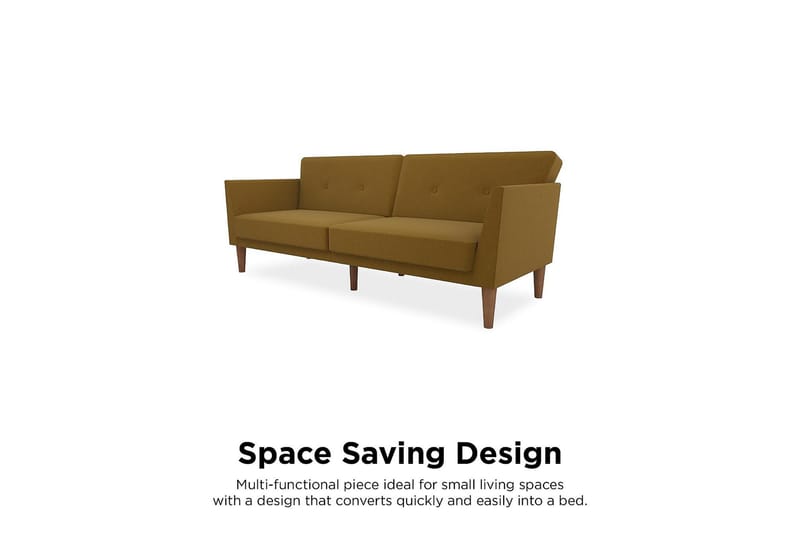 REGAL 2-sits Bäddsoffa Gul - Novogratz - Möbler - Vardagsrum - Bäddsoffor - 2-sits bäddsoffa