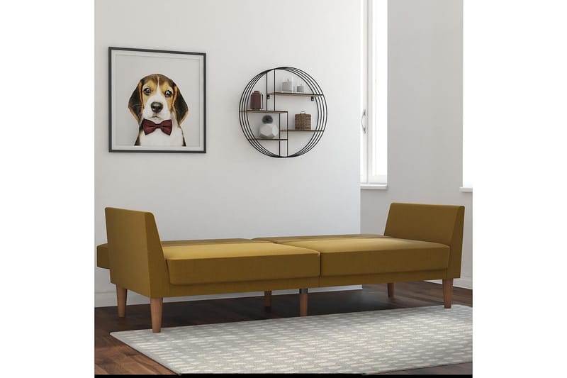 Regal 2-sits Bäddsoffa Gul - Novogratz - Möbler - Vardagsrum - Bäddsoffor - 2-sits bäddsoffa