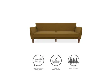 Regal 2-sits Bäddsoffa Gul - Novogratz - Möbler - Vardagsrum - Bäddsoffor - 2-sits bäddsoffa