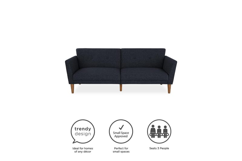 REGAL 2-sits Bäddsoffa Marinblå - Novogratz - Möbler - Vardagsrum - Bäddsoffor - 2-sits bäddsoffa