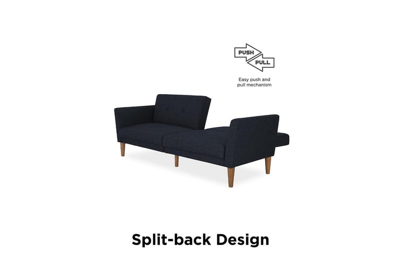 REGAL 2-sits Bäddsoffa Marinblå - Novogratz - Möbler - Vardagsrum - Bäddsoffor - 2-sits bäddsoffa