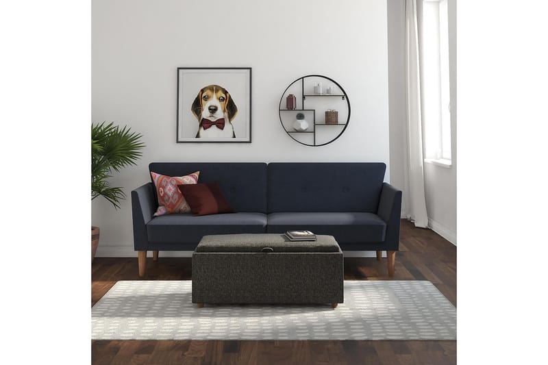 REGAL 2-sits Bäddsoffa Marinblå - Novogratz - Möbler - Vardagsrum - Bäddsoffor - 2-sits bäddsoffa