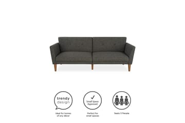 Regal 2-sits Bäddsoffa Mörkgrå - Novogratz - Möbler - Vardagsrum - Bäddsoffor - 2-sits bäddsoffa