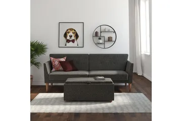 Regal 2-sits Bäddsoffa Mörkgrå - Novogratz - Möbler - Vardagsrum - Bäddsoffor - 2-sits bäddsoffa