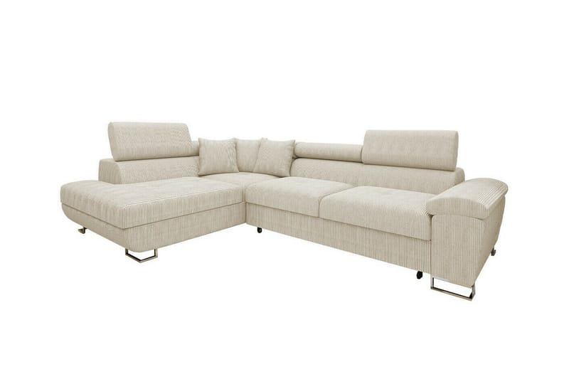 Reginia 3-sits Hörnbäddsoffa Beige - Hörnbäddsoffa - Bäddsoffor