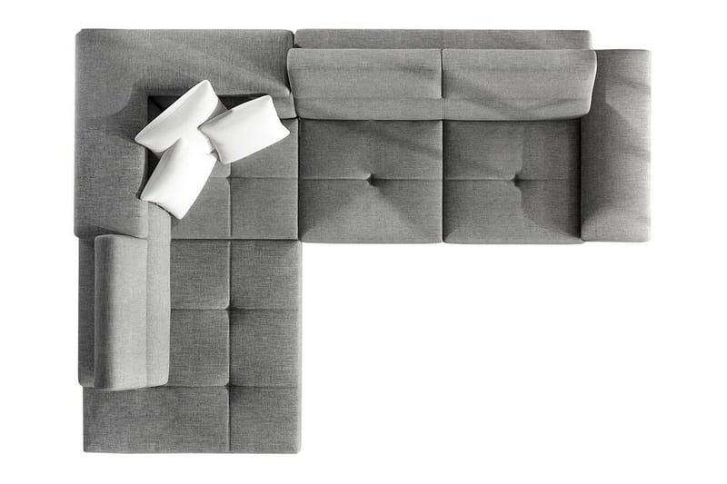 Reginia 3-sits Hörnbäddsoffa NO_BRAND White - Möbler - Vardagsrum - Bäddsoffor - Hörnbäddsoffa