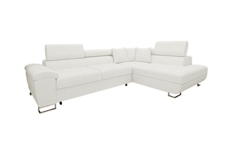Reginia 3-sits Hörnbäddsoffa Vit - Möbler - Vardagsrum - Bäddsoffor - Hörnbäddsoffa