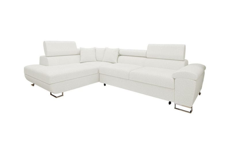 Reginia 3-sits Hörnbäddsoffa Vit - Möbler - Vardagsrum - Bäddsoffor - Hörnbäddsoffa