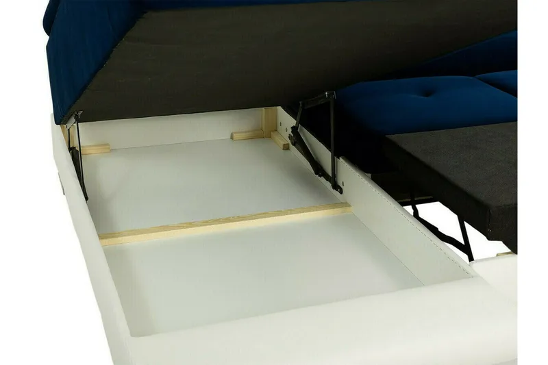 Reginia 3-sits Hörnbäddsoffa White - Möbler - Vardagsrum - Bäddsoffor - Hörnbäddsoffa