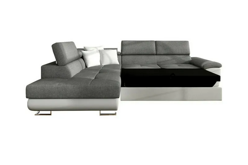 Reginia 3-sits Hörnbäddsoffa White - Möbler - Vardagsrum - Bäddsoffor - Hörnbäddsoffa