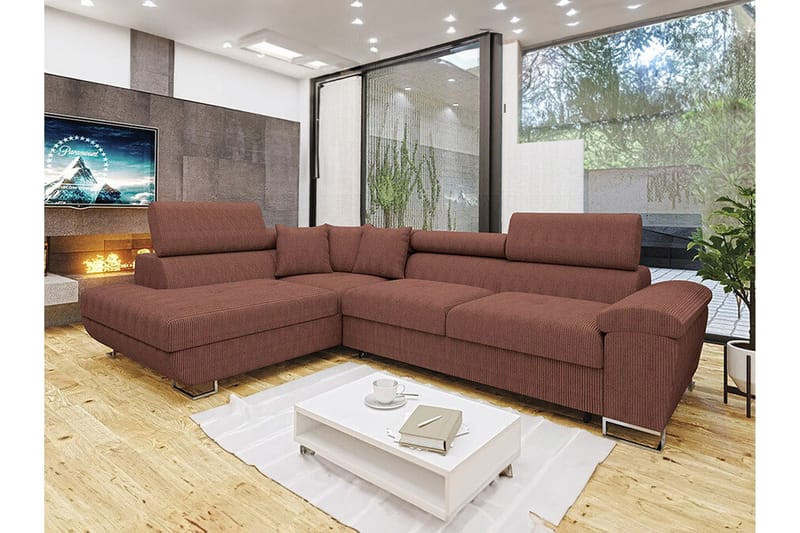 Reginia 3-sits Hörnbäddsoffa - Möbler - Vardagsrum - Bäddsoffor - Hörnbäddsoffa