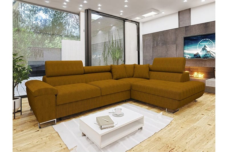 Reginia 3-sits Hörnbäddsoffa - Möbler - Vardagsrum - Bäddsoffor - Hörnbäddsoffa