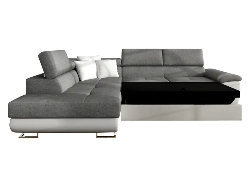 Reginia 4-sits Bäddsoffa med Schäslong och förvaring - Möbler - Vardagsrum - Bäddsoffor - Hörnbäddsoffa