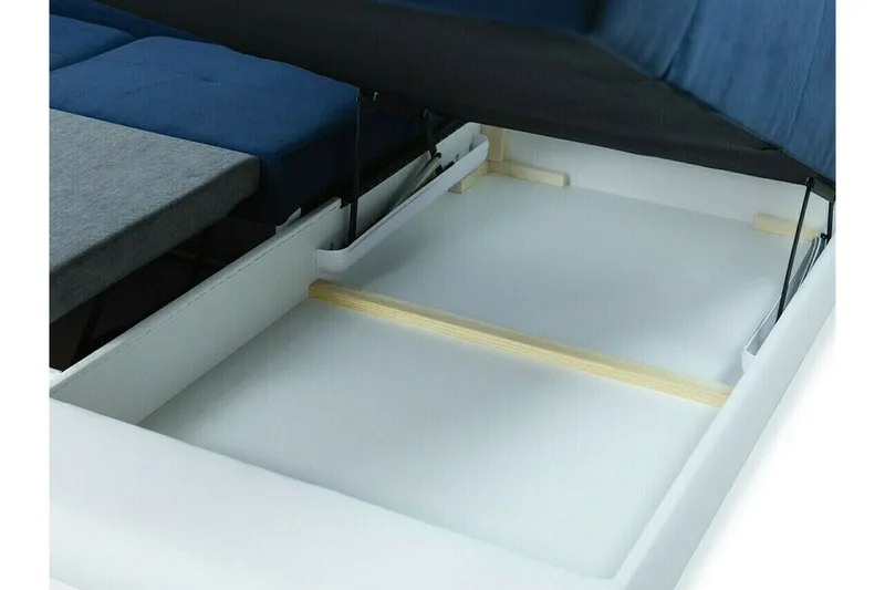 Reginia 4-sits Hörnbäddsoffa 375 cm Dark blue - Möbler - Vardagsrum - Bäddsoffor - U bäddsoffa