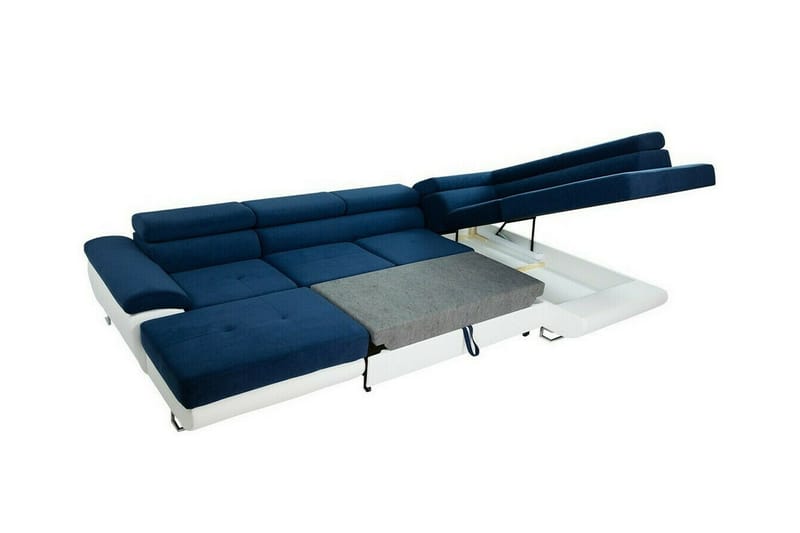Reginia 4-sits Hörnbäddsoffa 375 cm Dark blue - Möbler - Vardagsrum - Bäddsoffor - U bäddsoffa