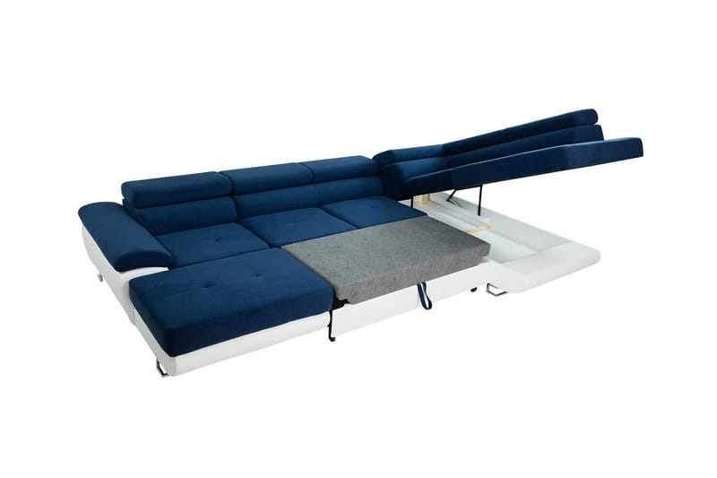Reginia 4-sits Hörnbäddsoffa Beige/Ljusbeige - Möbler - Vardagsrum - Bäddsoffor - Hörnbäddsoffa