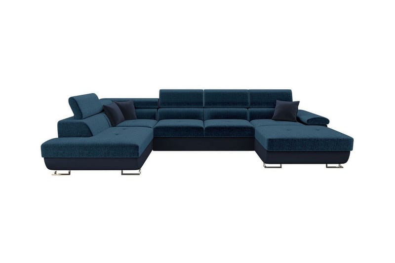 Reginia 4-sits Hörnbäddsoffa Mörkblå - Möbler - Vardagsrum - Bäddsoffor - Hörnbäddsoffa