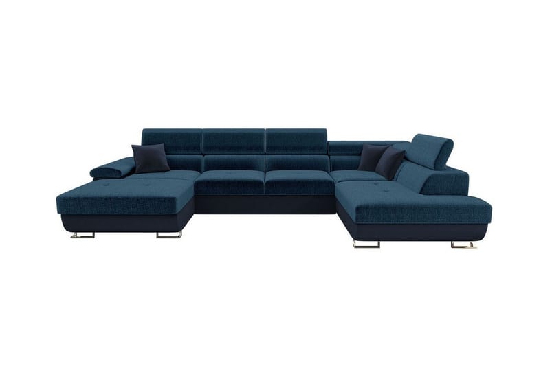 Reginia 4-sits Hörnbäddsoffa Mörkblå - Möbler - Vardagsrum - Bäddsoffor - Hörnbäddsoffa
