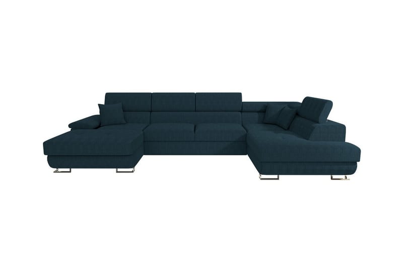 Reginia 4-sits Hörnbäddsoffa Mörkblå - Möbler - Vardagsrum - Bäddsoffor - Hörnbäddsoffa