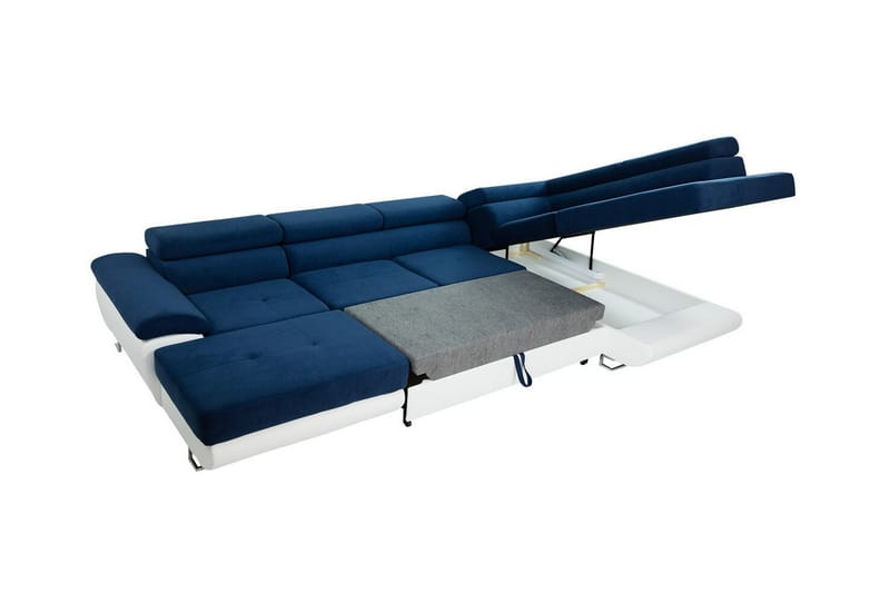 Reginia 4-sits Hörnbäddsoffa Mörkblå - Möbler - Vardagsrum - Bäddsoffor - Hörnbäddsoffa